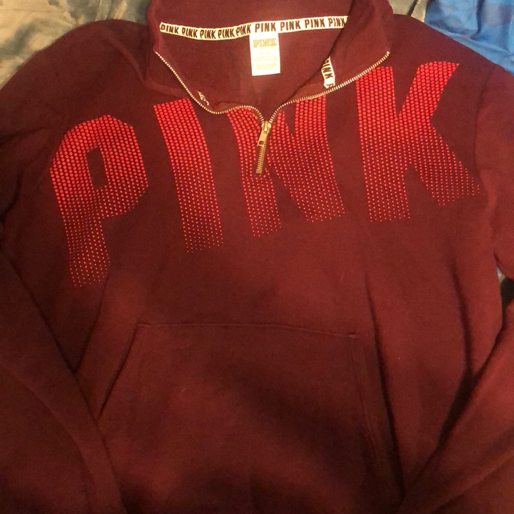 VS Pink quarter zip